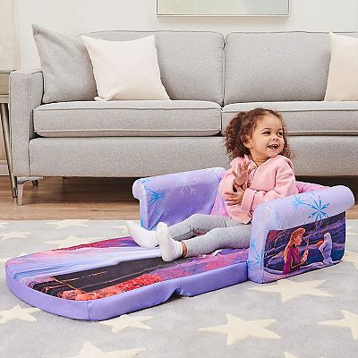 Marshmallow Furniture Kids 2 in 1 Flip Open Foam Compressed Sofa Bed Frozen 2