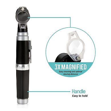 SereneLife Fiber Optic Otoscope Auriscope Internal Ear Inspection Instrument