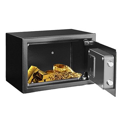 SereneLife SLSFE14 Fireproof Electronic Digital Combination Safe Box with Keys
