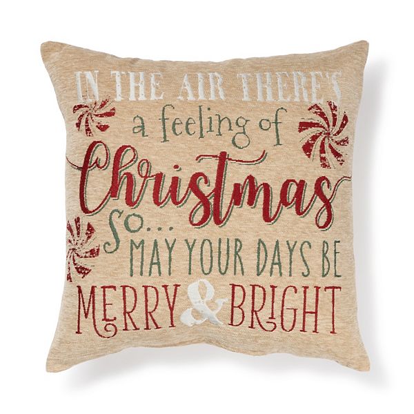 Christmas pillows at store kohl's