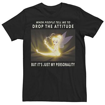 Disney's Peter Pan Tinkerbell It's Just My Personality Meme Men's Tee