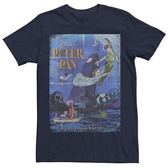 Disney's Tinkerbell Pan Poster Vintage Men's Tee