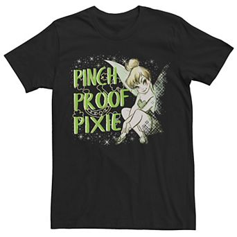 Disney's Peter Pan St. Patrick's Day Tinkerbell Pinch Proof Men's Tee