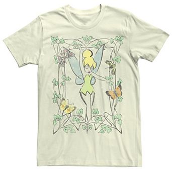 Disney's Tinkerbell Watercolor Line Art Men's Tee