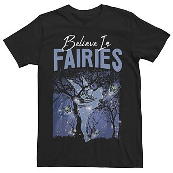 Disney's Peter Pan Tinkerbell Believe In Fairies Men's Tee