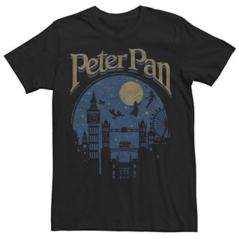 Disney's Peter Pan Group Shot London Night Silhouette Men's Tee