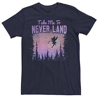 Disney's Tinkerbell Neverland Vintage Silhouette Men's Tee