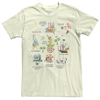 Disney's Tinkerbell Peter Pan Storytelling Poster Men's Tee