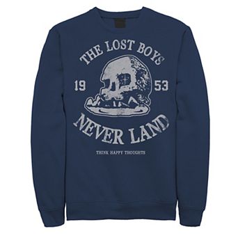 Disney's Peter Pan The Lost Boys Men's Never Land 1953 Skull Island Sweatshirt