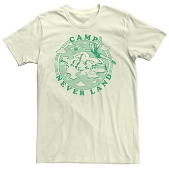 Disney's Peter Pan Men's Camp Never Land Flying Logo Tee