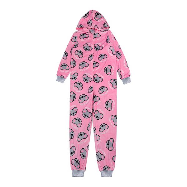 Girls 4-16 Jellifish One-Piece Pajamas