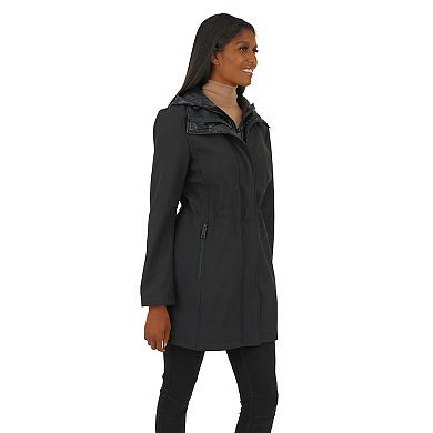 Women's Nine West Thermafleece Hooded Softshell Jacket