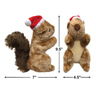 Woof Holiday Squirrel Pet Toy