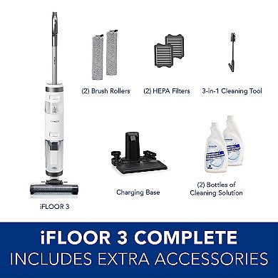 Tineco iFloor 3 Complete Cordless Wet/Dry Vacuum with Accessory Pack