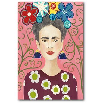 COURTSIDE MARKET Frida Floral I Canvas Wall Art