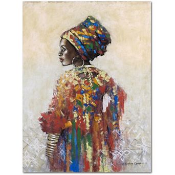 COURTSIDE MARKET Celebration Of Beauty II Canvas Wall Art
