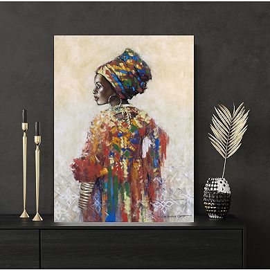 COURTSIDE MARKET Celebration Of Beauty II Canvas Wall Art
