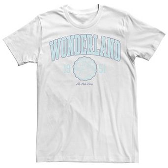 Disney's Alice In Wonderland Men's Blue Collegiate 1951 Tee