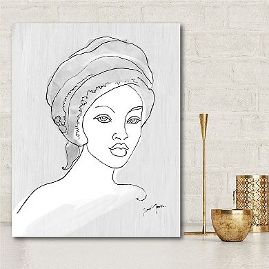 COURTSIDE MARKET Run The World Canvas Wall Art