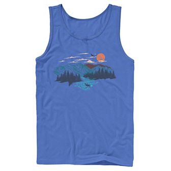 Men's The Great Outdoors Color Sketch Tank Top