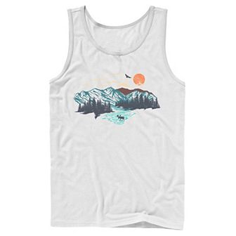 Men's The Great Outdoors Color Sketch Tank Top