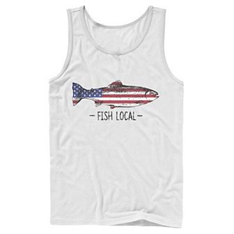 Men's Fish Local Americana Tank Top