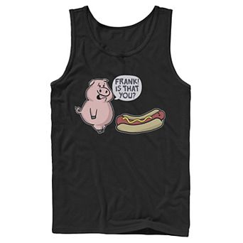 Men's Is That You Frank Pig And Hotdog Tank Top