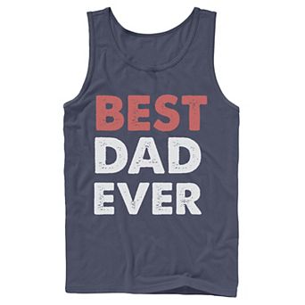 Men's Father's Day Best Dad Ever Status Tank Top