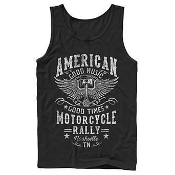 Men's American Motorcycle Rally Nashville TN Tank Top