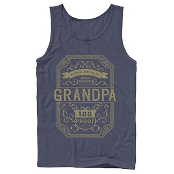 Men's Extra Special Grandpa Bar Label T- Shirt Tank Top