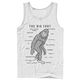Men's The Big Foot Facts Tank Top