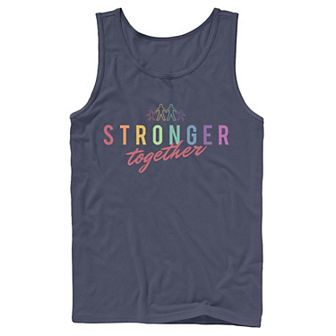 Men's Family Stronger Together Typographic Tank Top