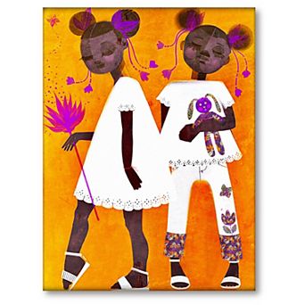 COURTSIDE MARKET The Petite Twins Canvas Wall Art