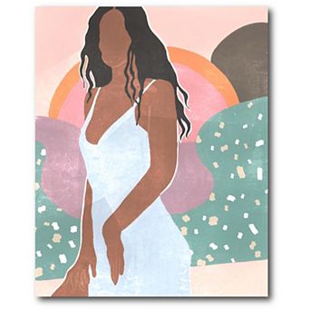 COURTSIDE MARKET Lady I Canvas Wall Art