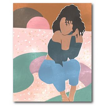 COURTSIDE MARKET Lady II Canvas Wall Art