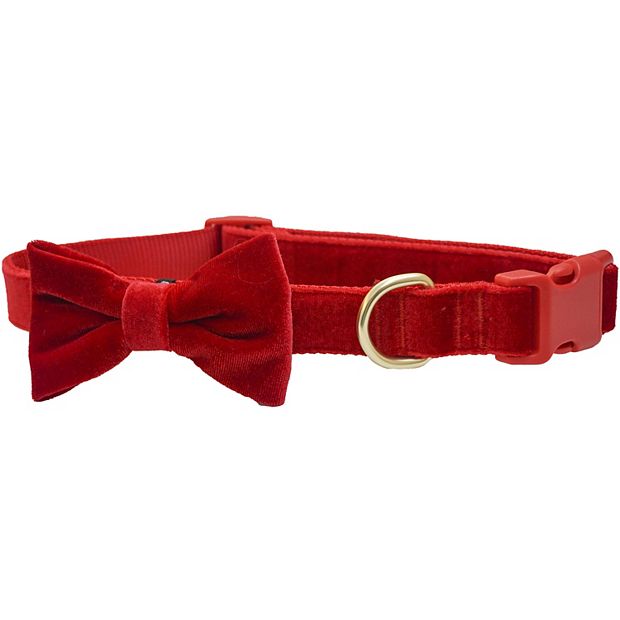 Woof Red Bow Tie Pet Collar