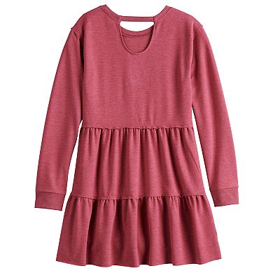 Girls 4-20 SO® Babydoll Sweatshirt Dress in Regular & Plus Size