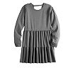 Girls 4-20 SO® Babydoll Sweatshirt Dress in Regular & Plus Size