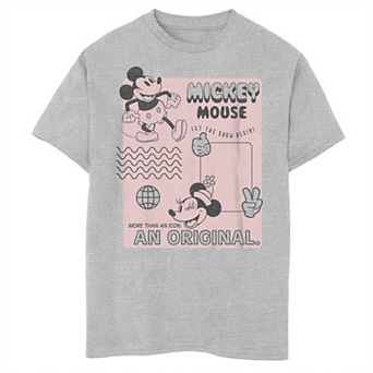 Disney's Mickey Mouse & Friends Boys 8-20 Mickey Mouse An Original Poster Graphic Tee