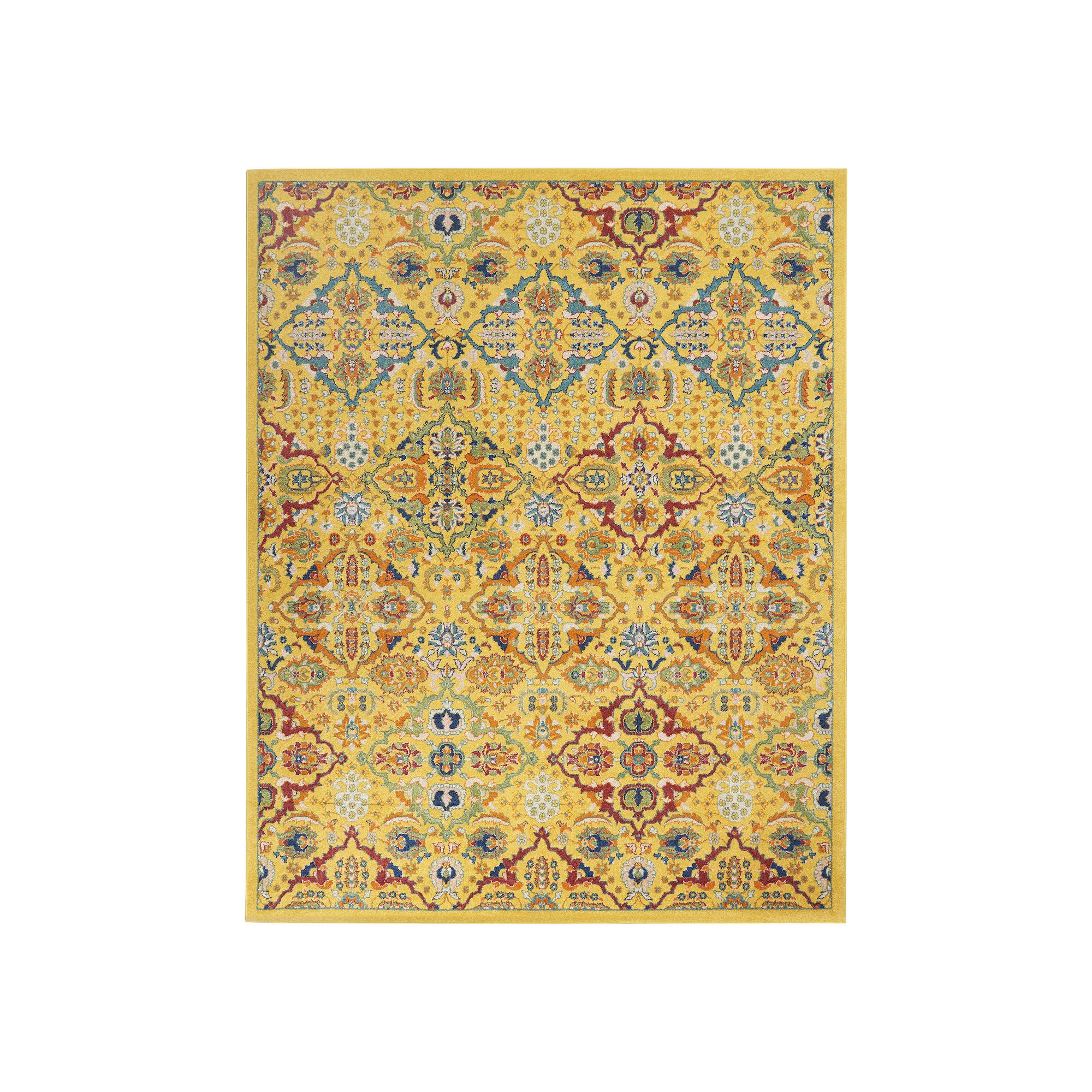 Nourison Allur Vintage Area Rug, Yellow Teamcolor
