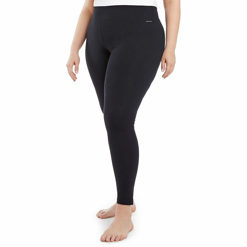 UPC 086323000262 product image for Plus Size Jockey Sport® Core Ankle leggings, Women's, Size: 1XL, Deep Black | upcitemdb.com