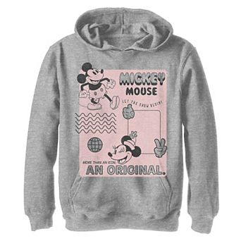 Disney's Mickey Mouse & Friends Boys 8-20 Mickey Mouse An Original Poster Graphic Fleece Hoodie