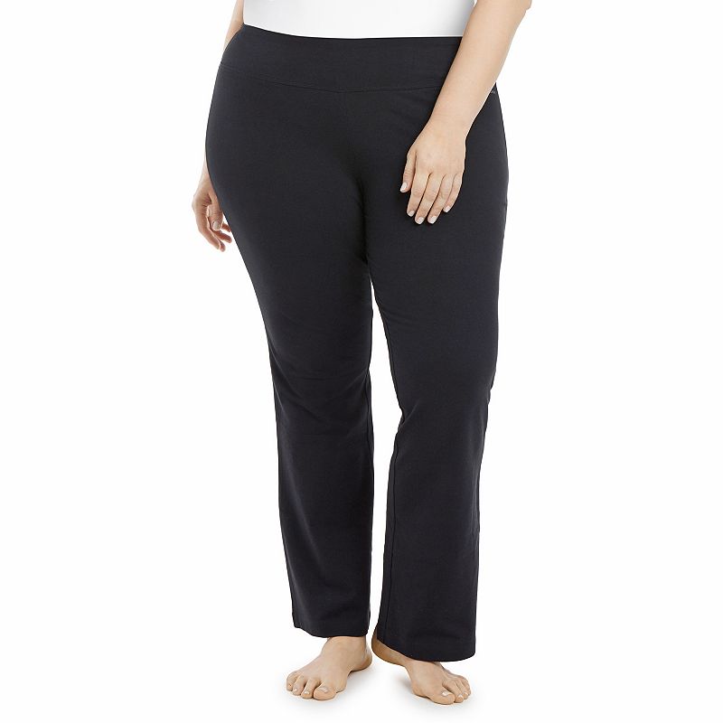 UPC 086323748072 product image for Plus Size Jockey Sport® Slim Bootleg Pants, Women's, Size: 2XL, Deep Black | upcitemdb.com