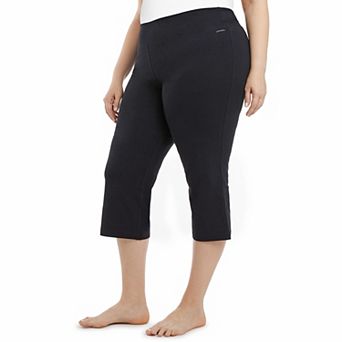 Plus Size Jockey Sport® Slim Flare Capris