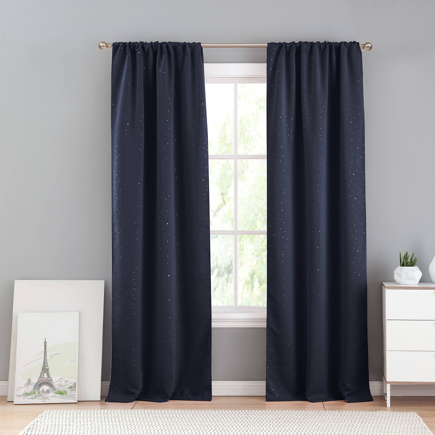 Image for Duck River Textile Davis 2-pack Window Curtain Set at Kohl's.