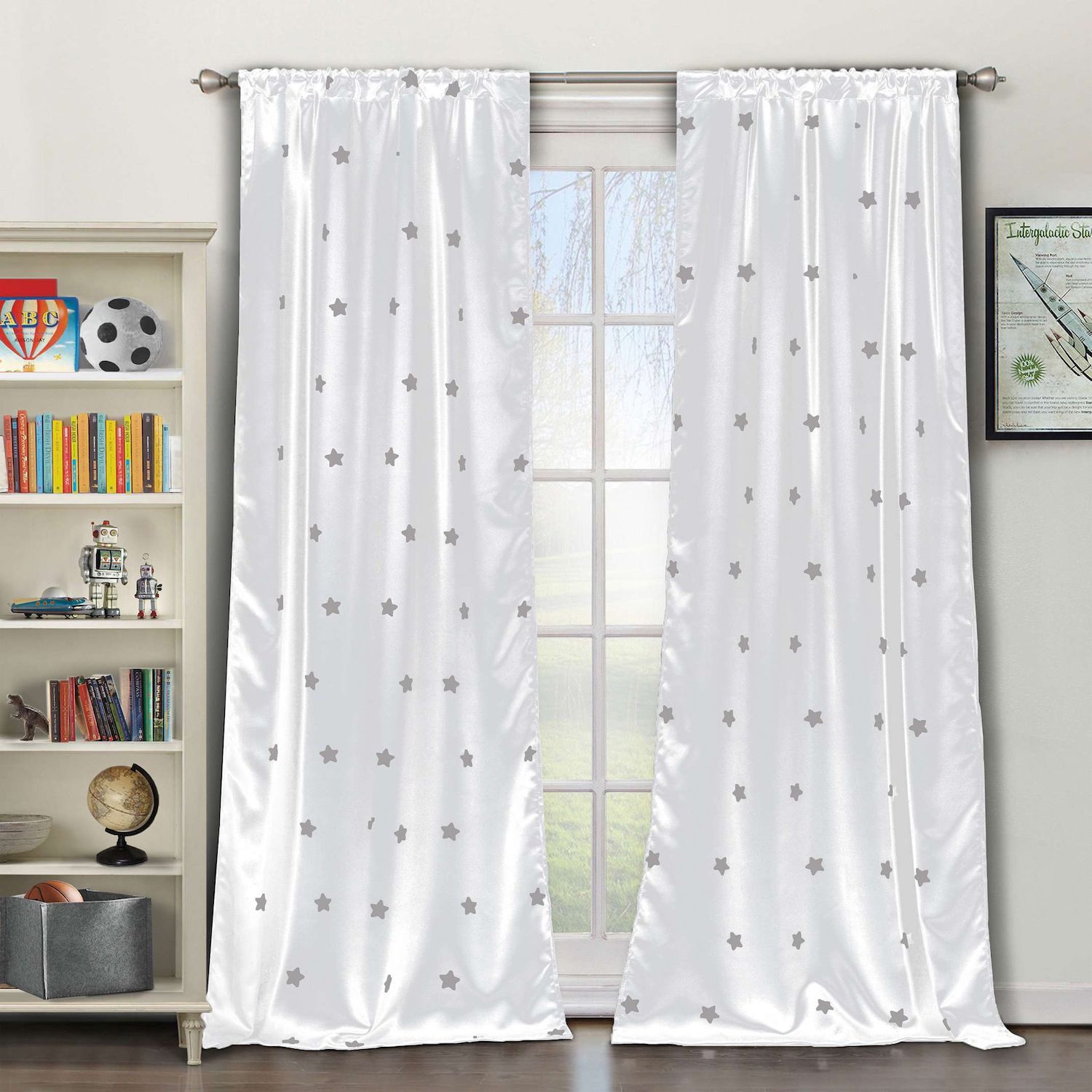 Image for Duck River Textile Gruden Stars 2-pack Window Curtain Set at Kohl's.