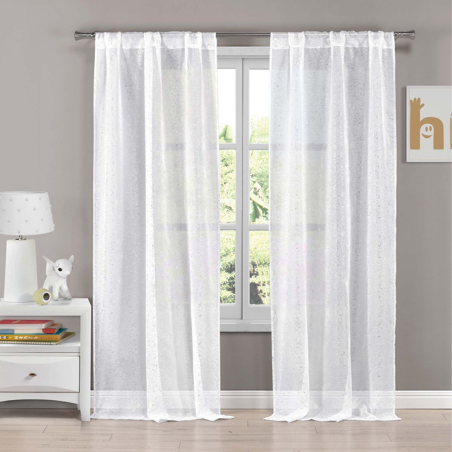 Image for Duck River Textile Molly Solid 2-pack Window Curtain Set at Kohl's.