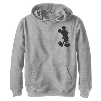 Disney's Mickey Mouse & Friends Boys 8-20 Mickey & Minnie 28 Front & Back Graphic Fleece Hoodie