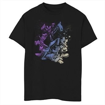 Disney's Mickey Mouse & Friends Boys 8-20 Graffiti Style Portrait Graphic Tee