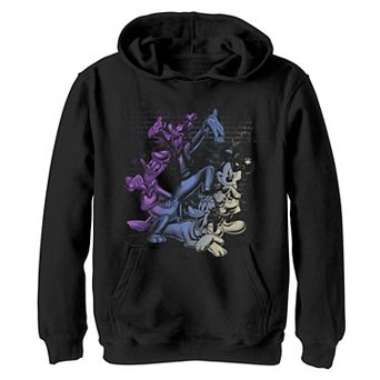 Disney's Mickey Mouse & Friends Boys 8-20 Graffiti Style Portrait Graphic Fleece Hoodie
